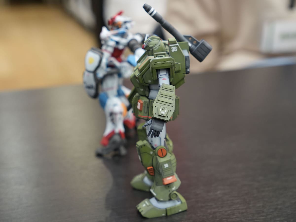 スキャン前のガンプラ<Br><span class="fnt-70">©創通・サンライズ</span>