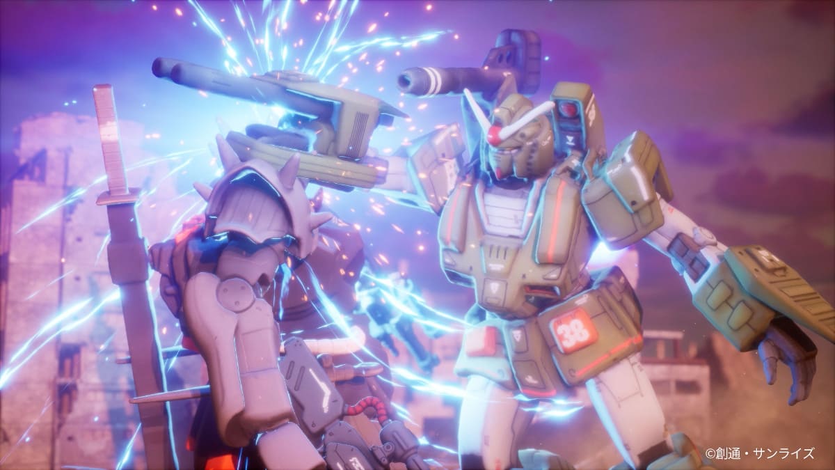 スマホアプリ上で動かした様子<Br><span class="fnt-70">©創通・サンライズ</span>