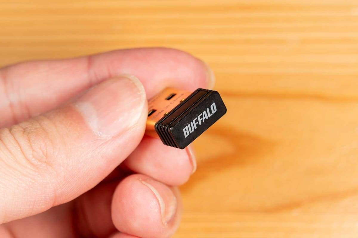 バッファローのUSB型Bluetoothアダプター「BSBT54D205BK」