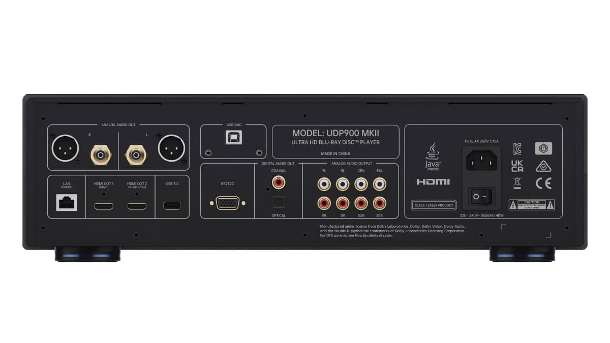 UDP900 MKIIの背面