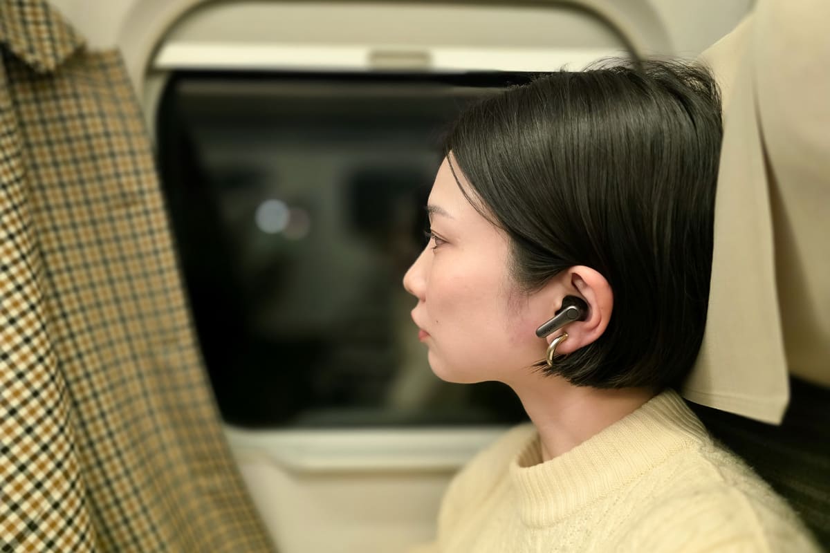 出張帰り、疲れきった帰りの新幹線ではノイズは不要。EarFun Air Pro 4+のおかげで、穏やかに過ごせました