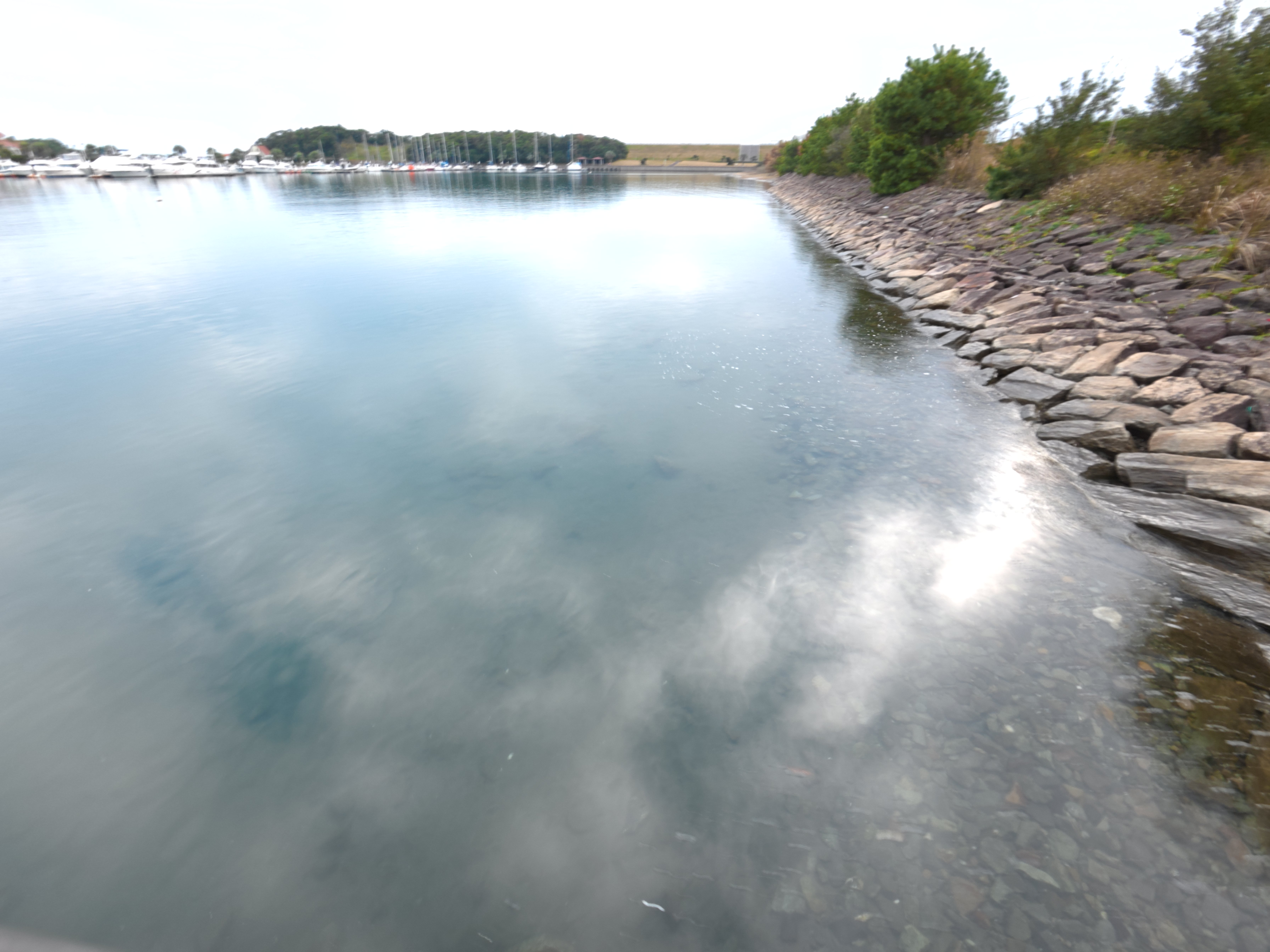 ND32でシャッタースピードを1秒に設定した静止画撮影