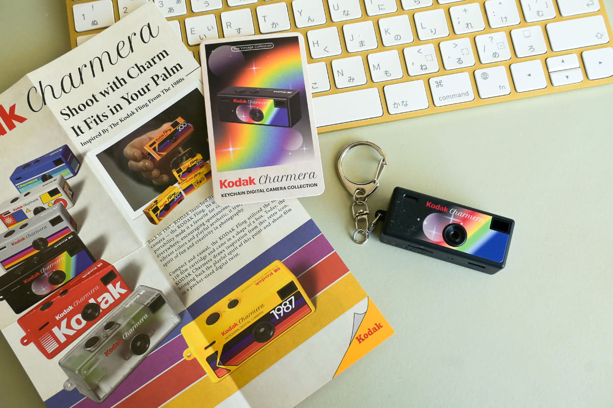 同梱物のデザインもレトロで可愛い！