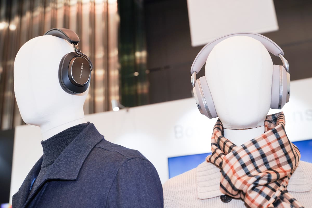 Bowers & Wilkinsコーナーでは、「Px7 S3」や「Px8」、「Px7 S2e」などが体験できる