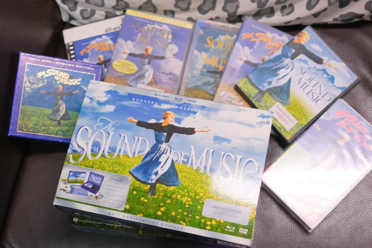 麻倉怜士氏の「サウンド・オブ・ミュージック」コレクションの一部