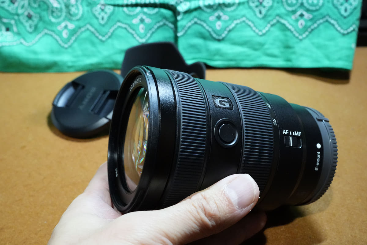 ソニーのE 16-55mm F2.8 G