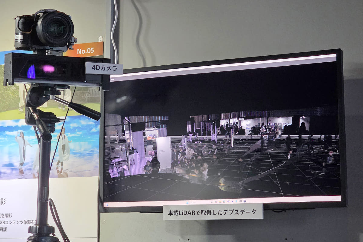 1台のカメラシステムで、2Dも動きのある3Dも同時に撮れる技術を公開