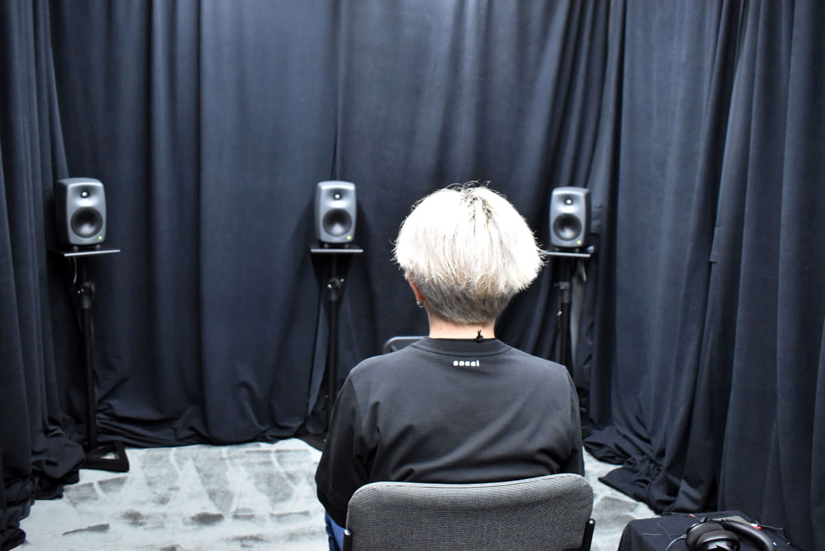 2023年のNAMM Show。写真は一緒に被験した江夏正晃氏