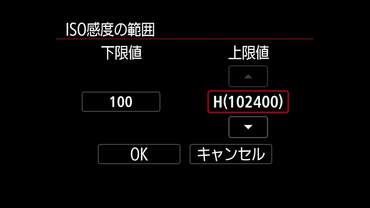 ISO���٤κ����ͤ�102400