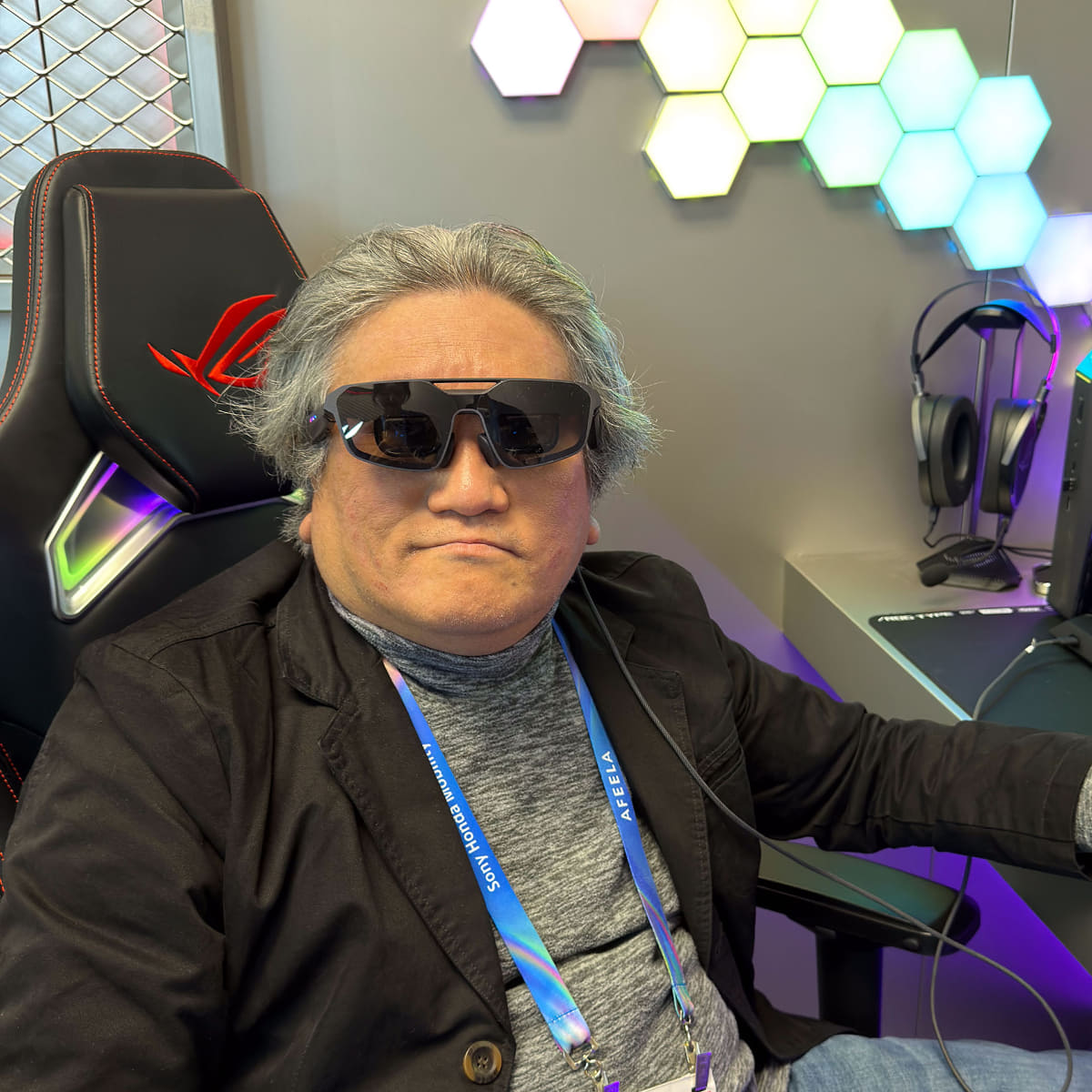 「ROG XREAL R1」を筆者もかけてみた