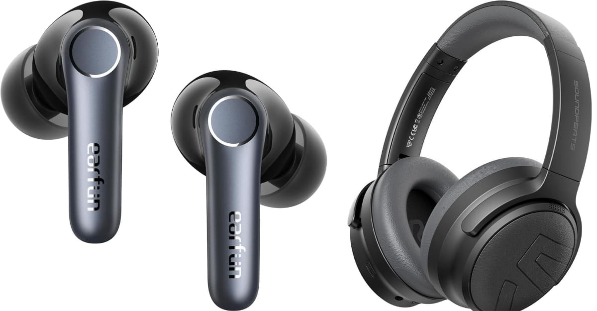 左から「EarFun Air Pro 4」、「SOUNDPEATS Space Pro」