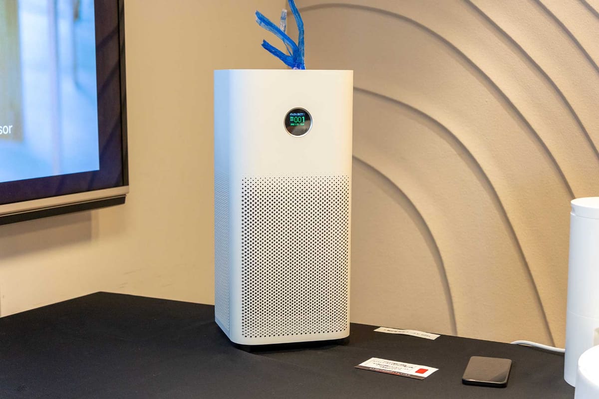 同じくMijiaブランドからは空気清浄機「Mijia スマート空気清浄機 6」も発表された。実売価格は25,800円前後