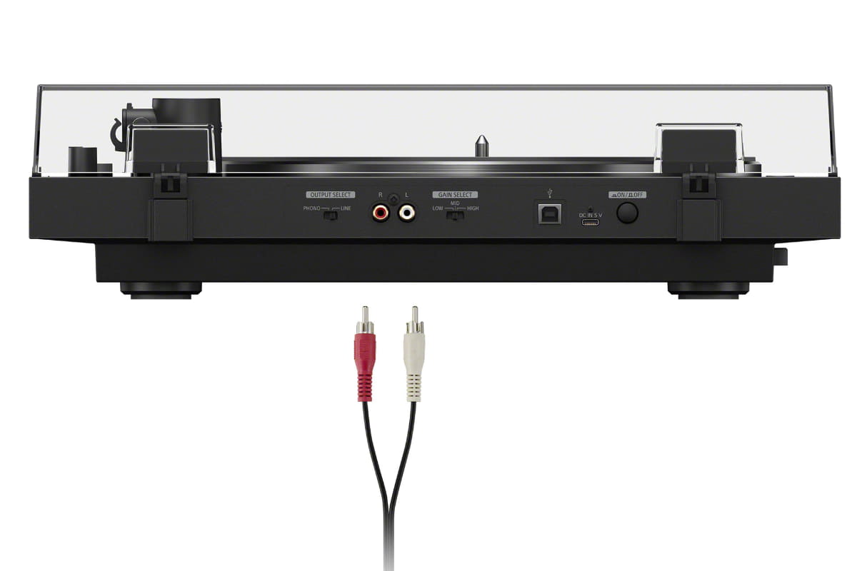 RCA出力端子を装備