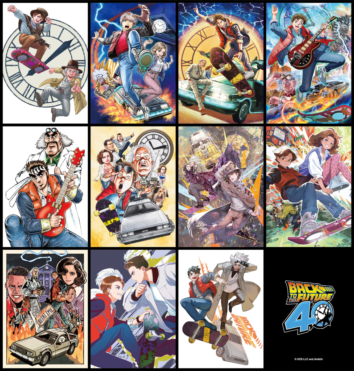 東京コミコン2025で披露されたイラストも展示する<br><span class="fnt-70">(C) Universal City Studios LLC and Amblin Entertainment, inc. All Rights Reserved.</span>