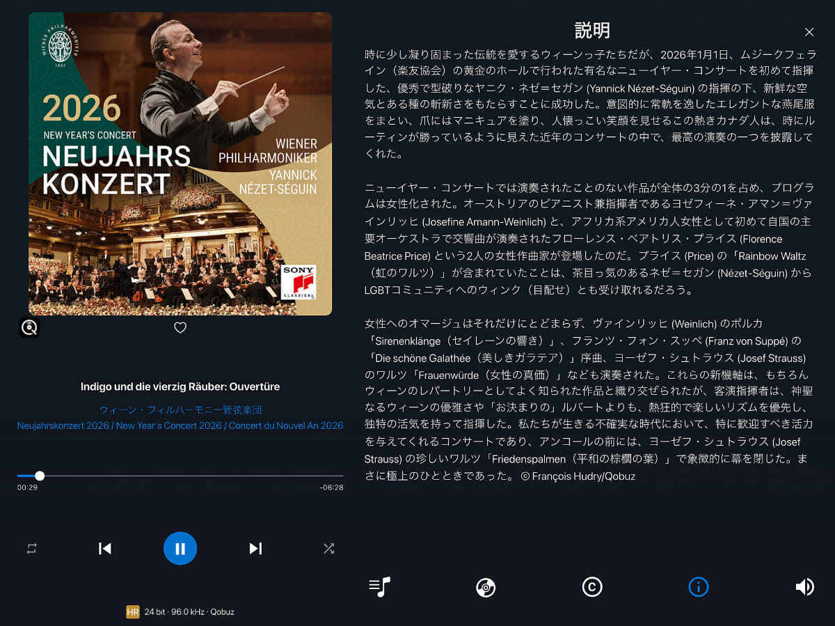 説明の表示
