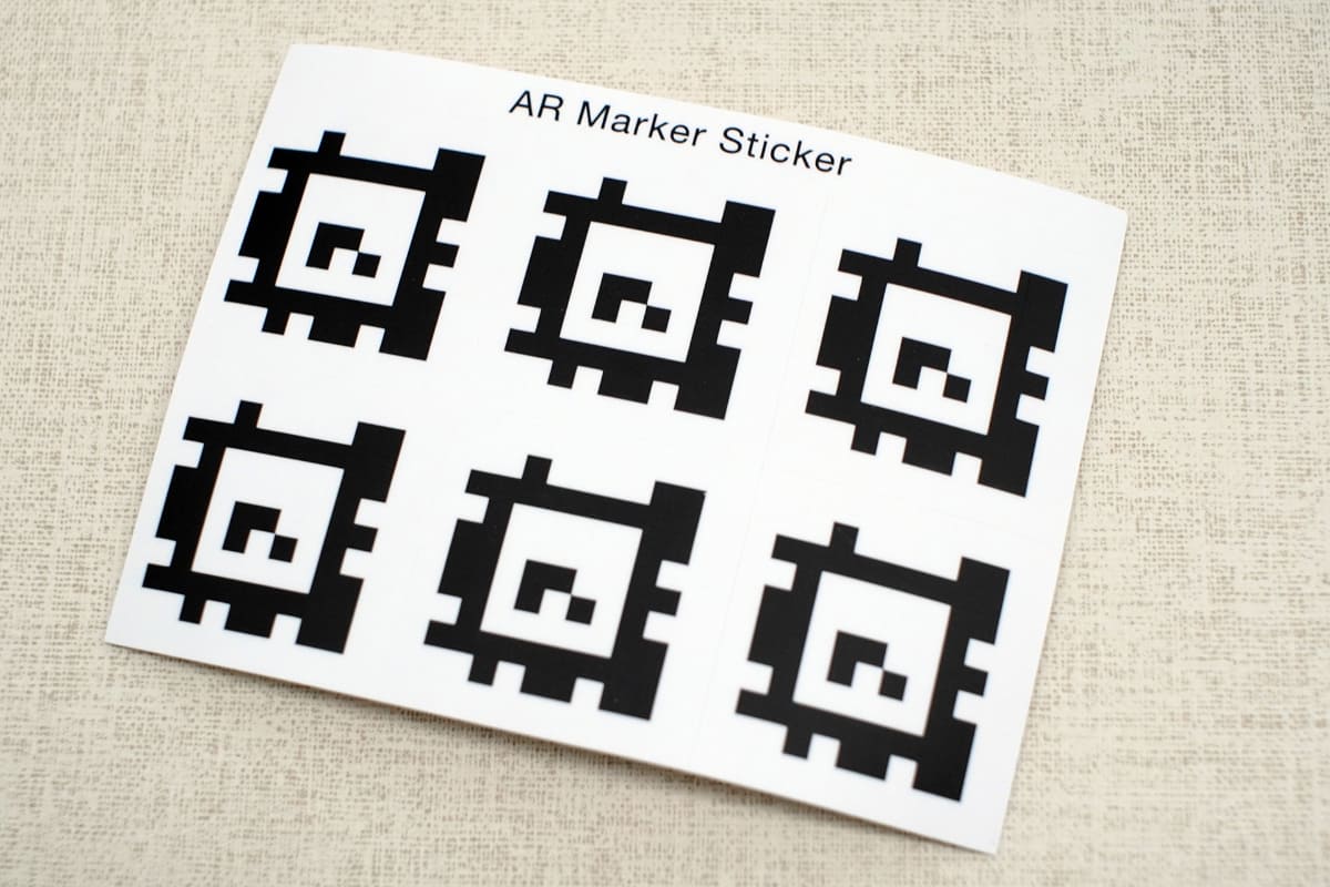ARステッカーは12個付属