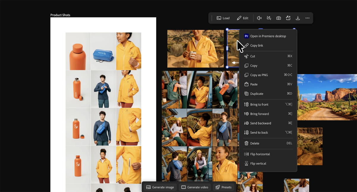 Fireflyボードからの転送