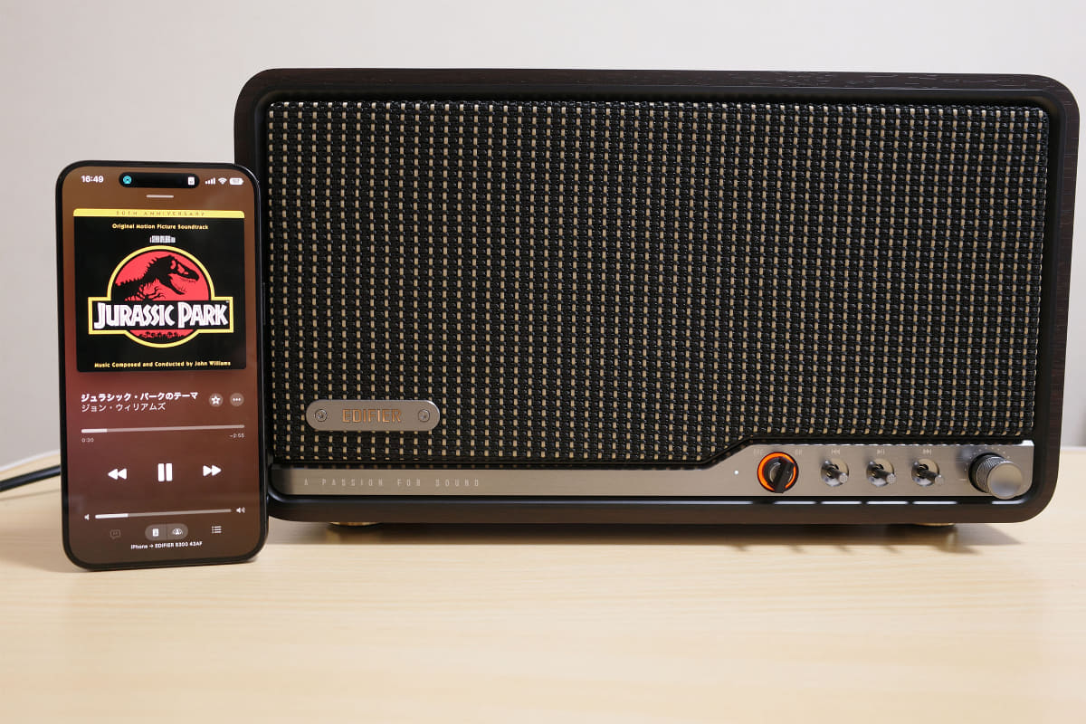 AirPlayでApple Musicにて再生