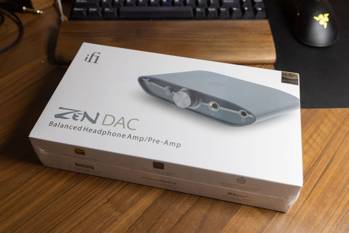 筆者私物のiFiオーディオのD/Aコンバーター「ZEN DAC3」