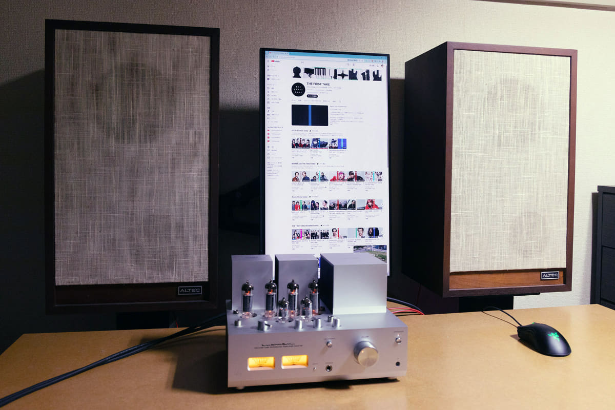 THE FIRST TAKEを表示している筆者のシステム