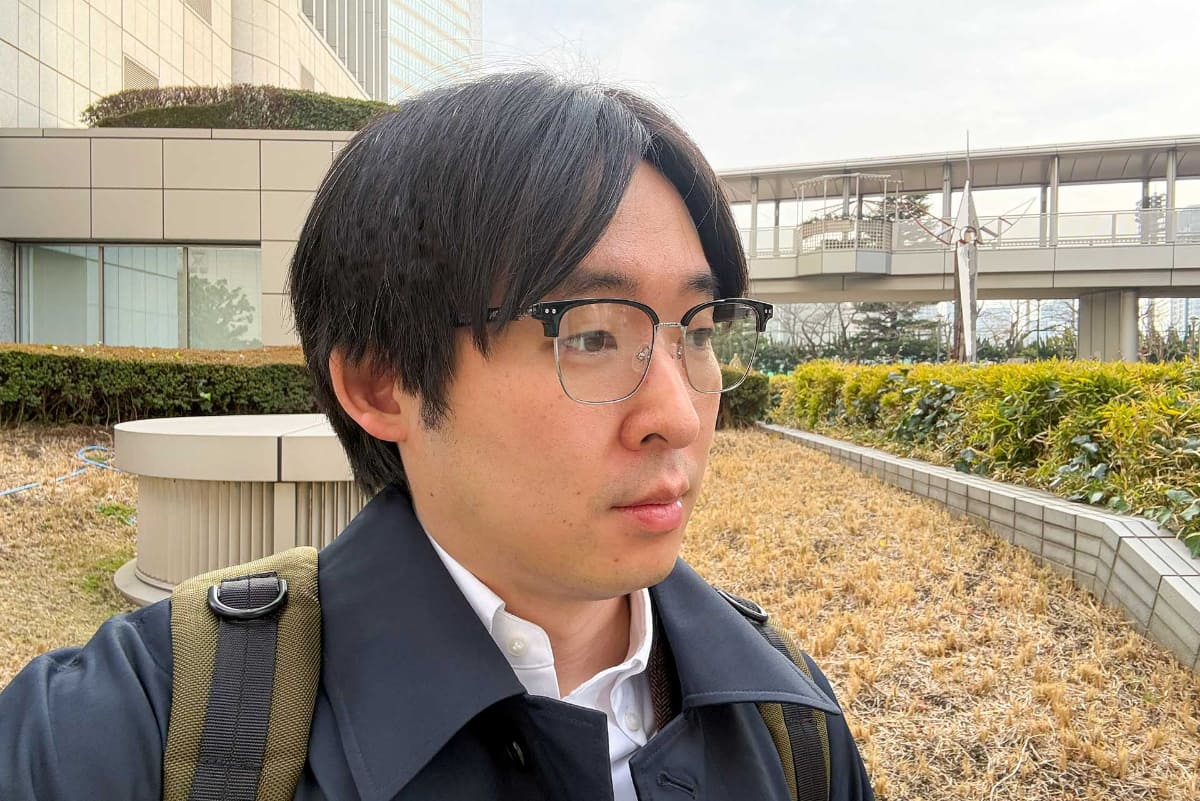 装着したところ