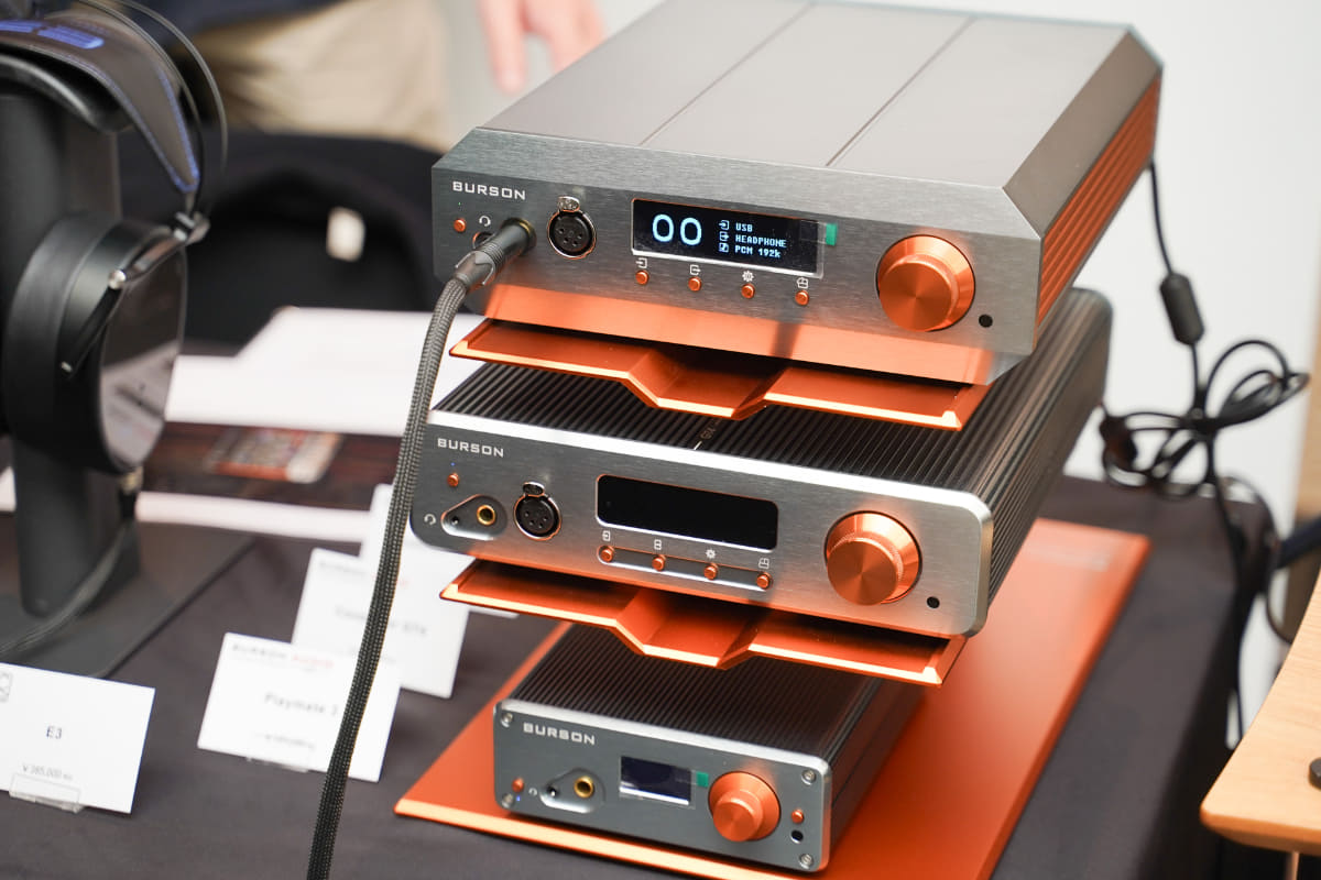 Burson Audioの最新3モデル、上から「Conductor Voyager」、「Conductor GT4」、「Playmate 3」