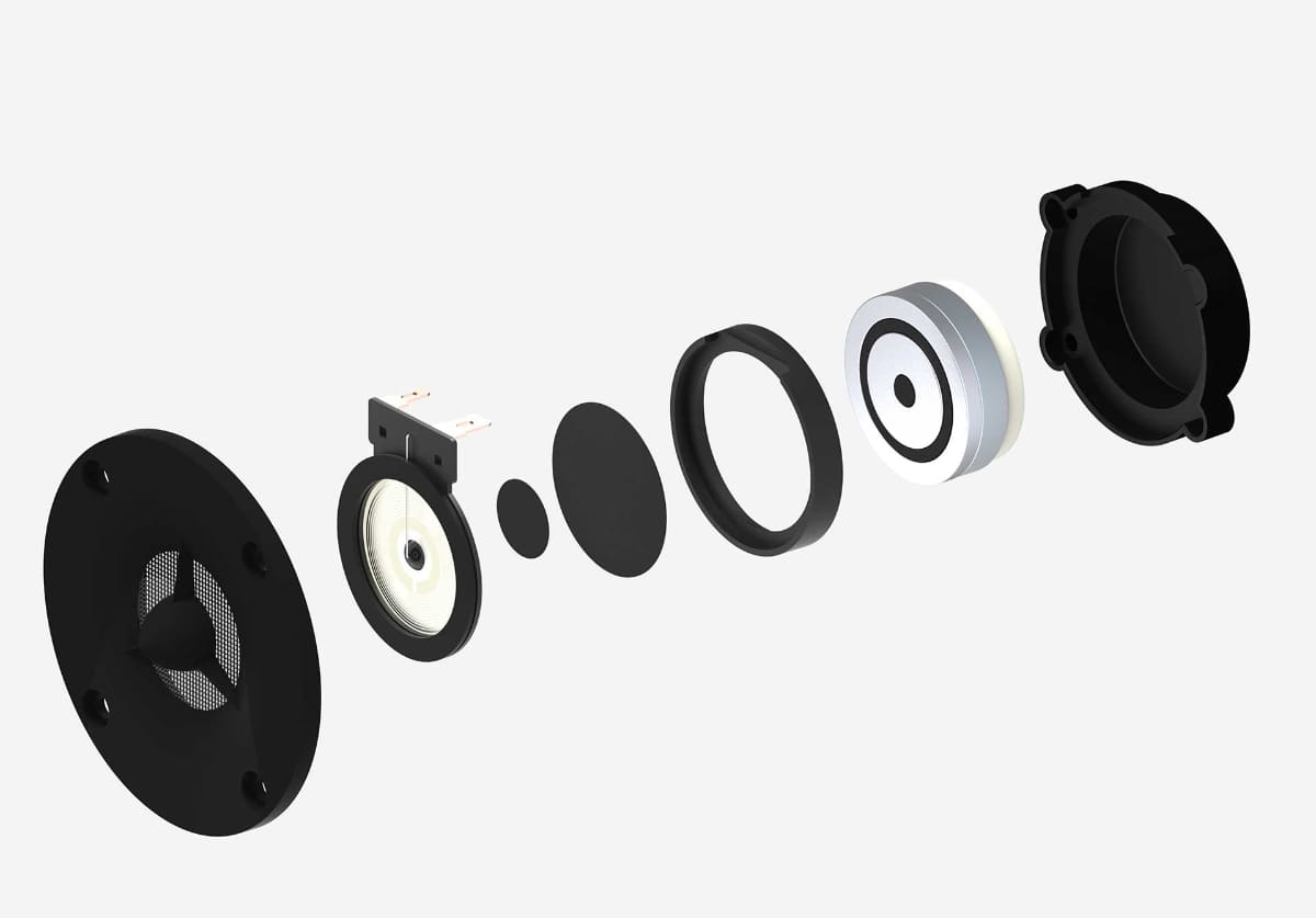 平面振動板を採用したツイーターを搭載