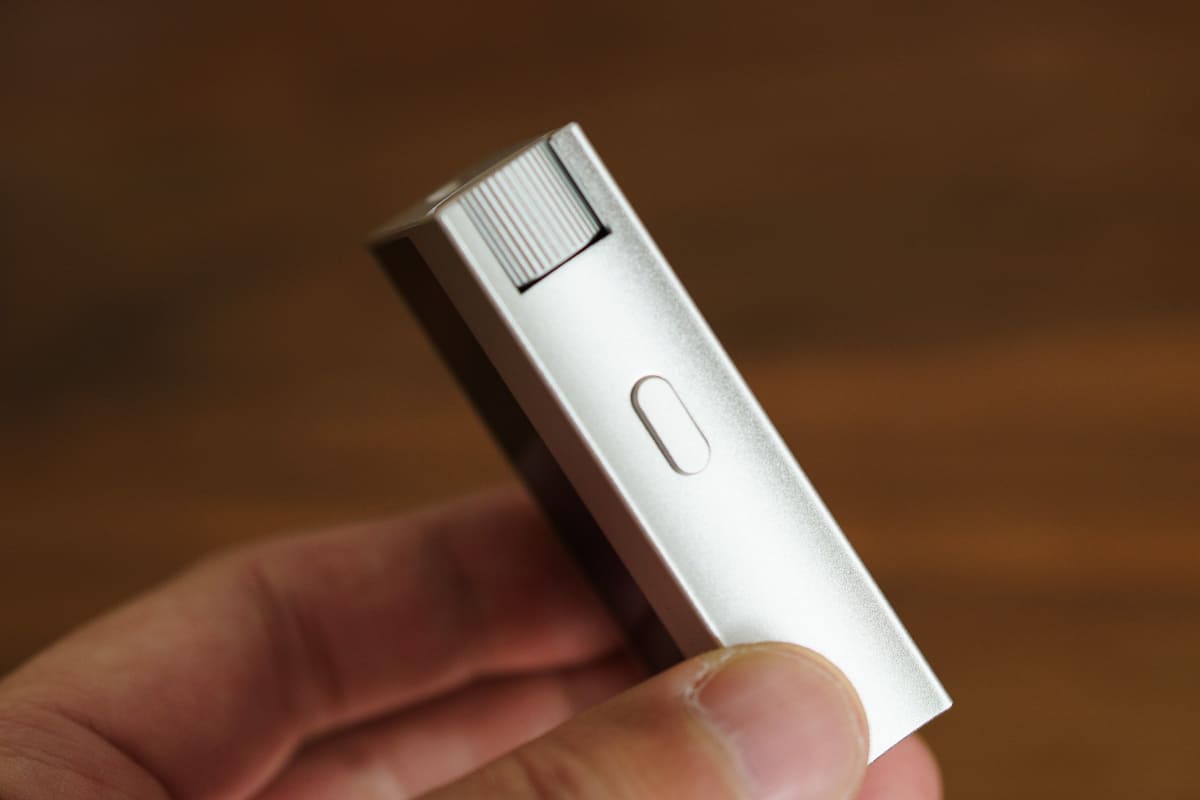 150ステップと細かい調整ができるボリュームホイール