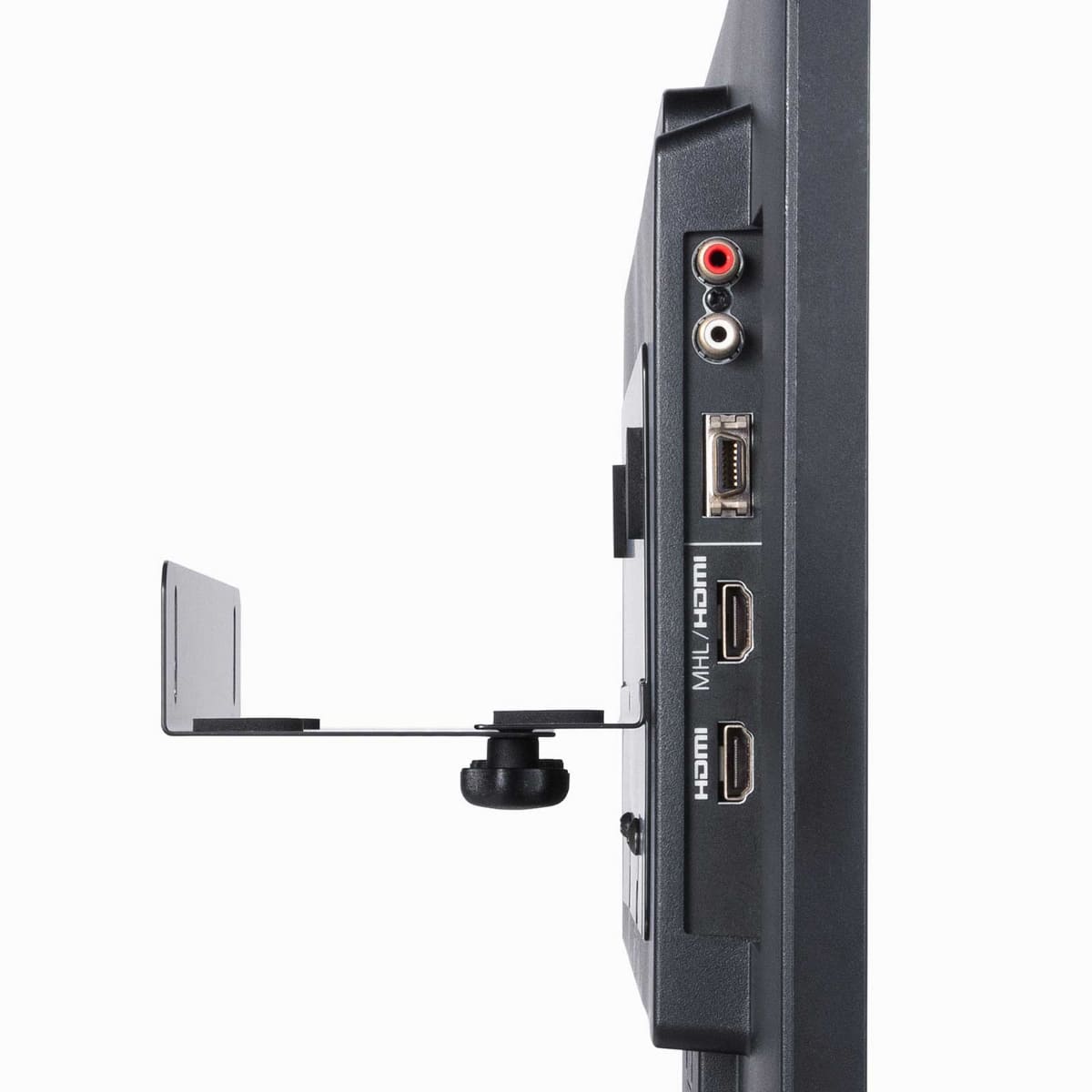 機器に合わせて幅を調整可能。ホルダー、または棚として利用できる