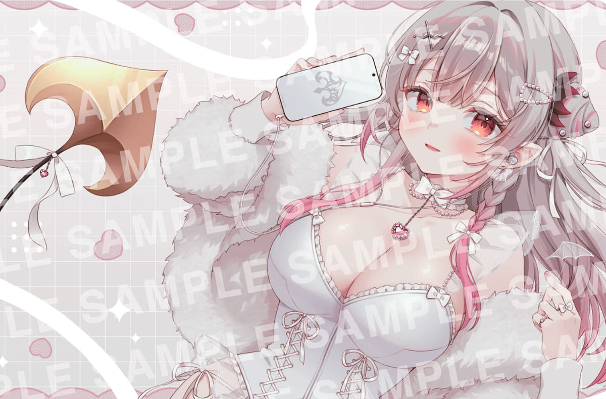 描き下ろしイラストカード「Patra White」