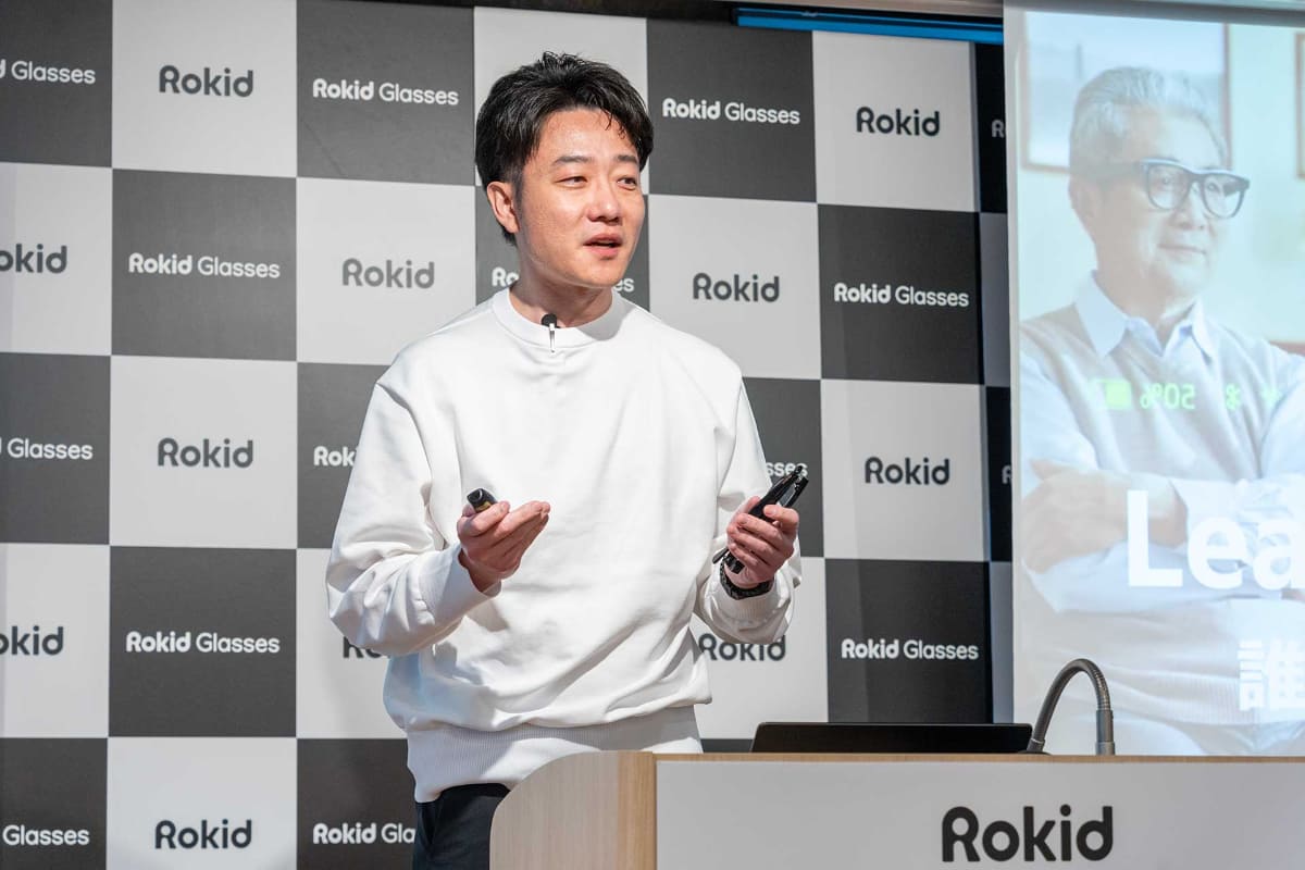 日本市場に「RokidスマートAIグラス」を独占投入するフューチャーモデルの曲亮(きょく りょう)代表取締役社長