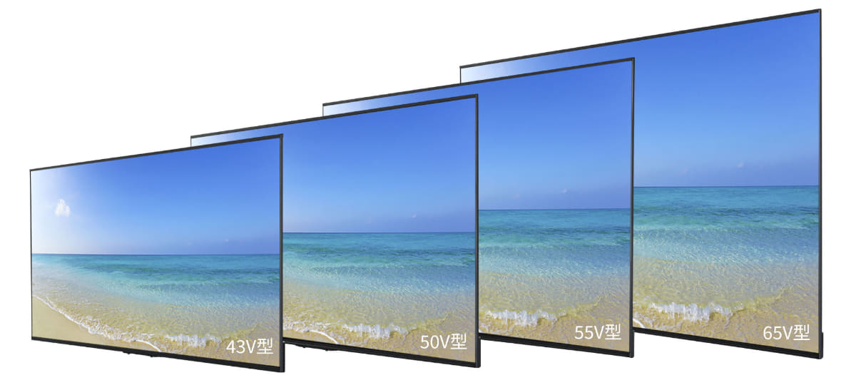 業務用4Kディスプレイのエントリーモデル「TD-C4」シリーズ