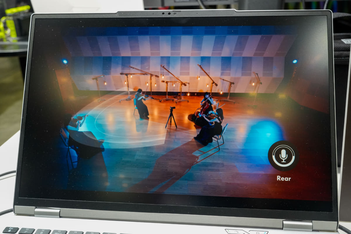 カメラの位置や指向性の範囲が視覚でもわかるコンテンツになっている