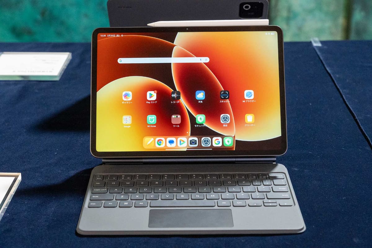 「Xiaomi Pad 8/8 Pro Focus Keyboard」を組み合わせたところ