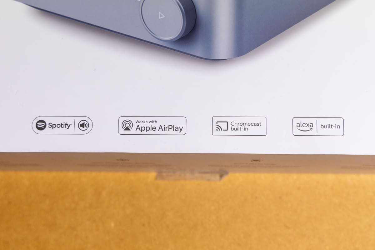 Alexaのほか、クロームキャスト、AirPlayなどにも対応