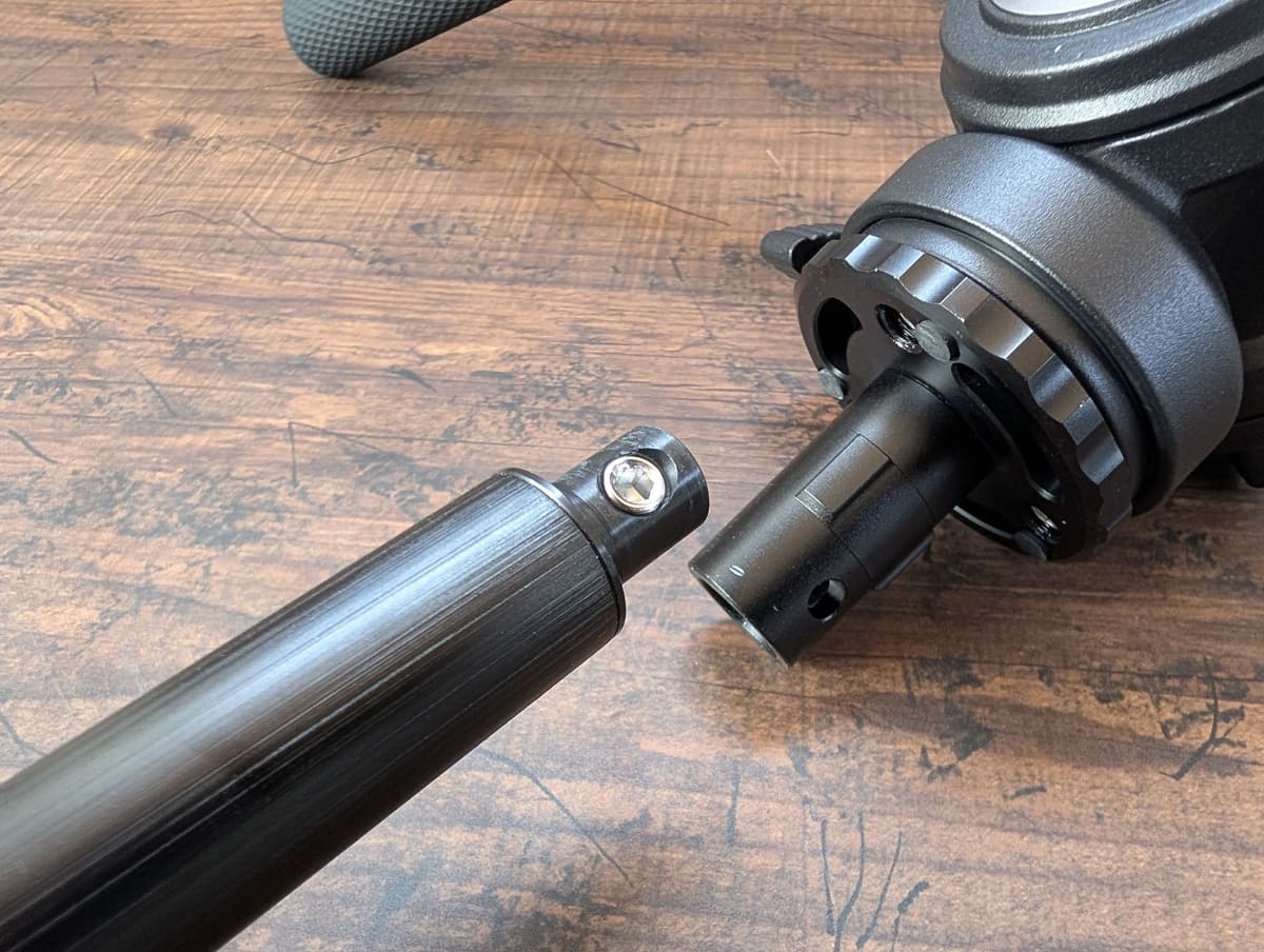 センターポールを外すことができる