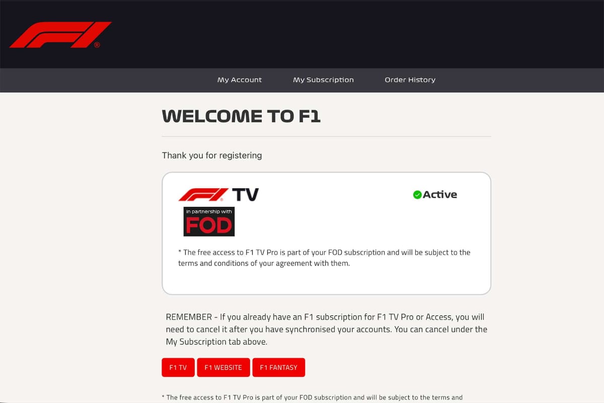 連携完了後の画面