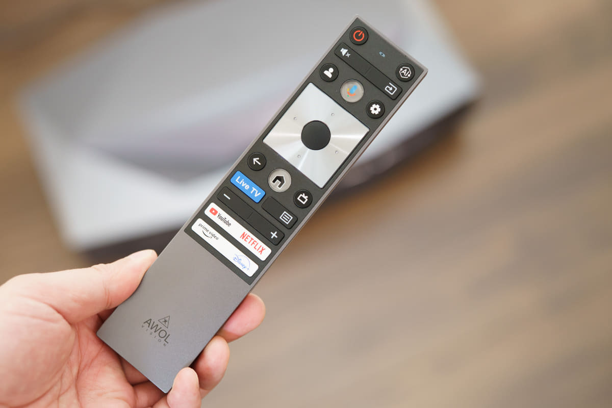 付属のリモコン