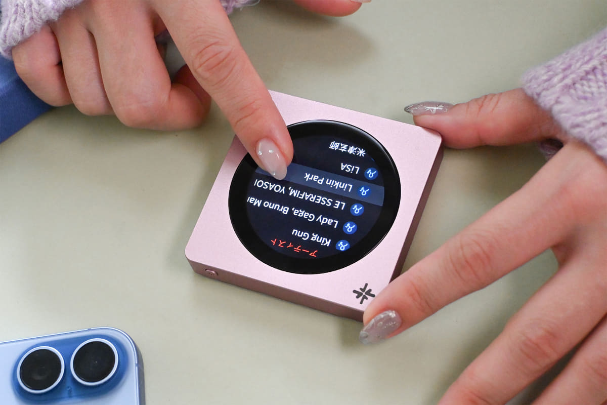 スマホと変わらない操作感と、わかりやすいメニュー表示で、迷いなく操作できそう