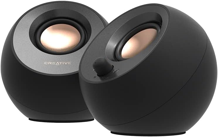 Bluetoothも利用できる丸型PCスピーカー「Pebble V3」