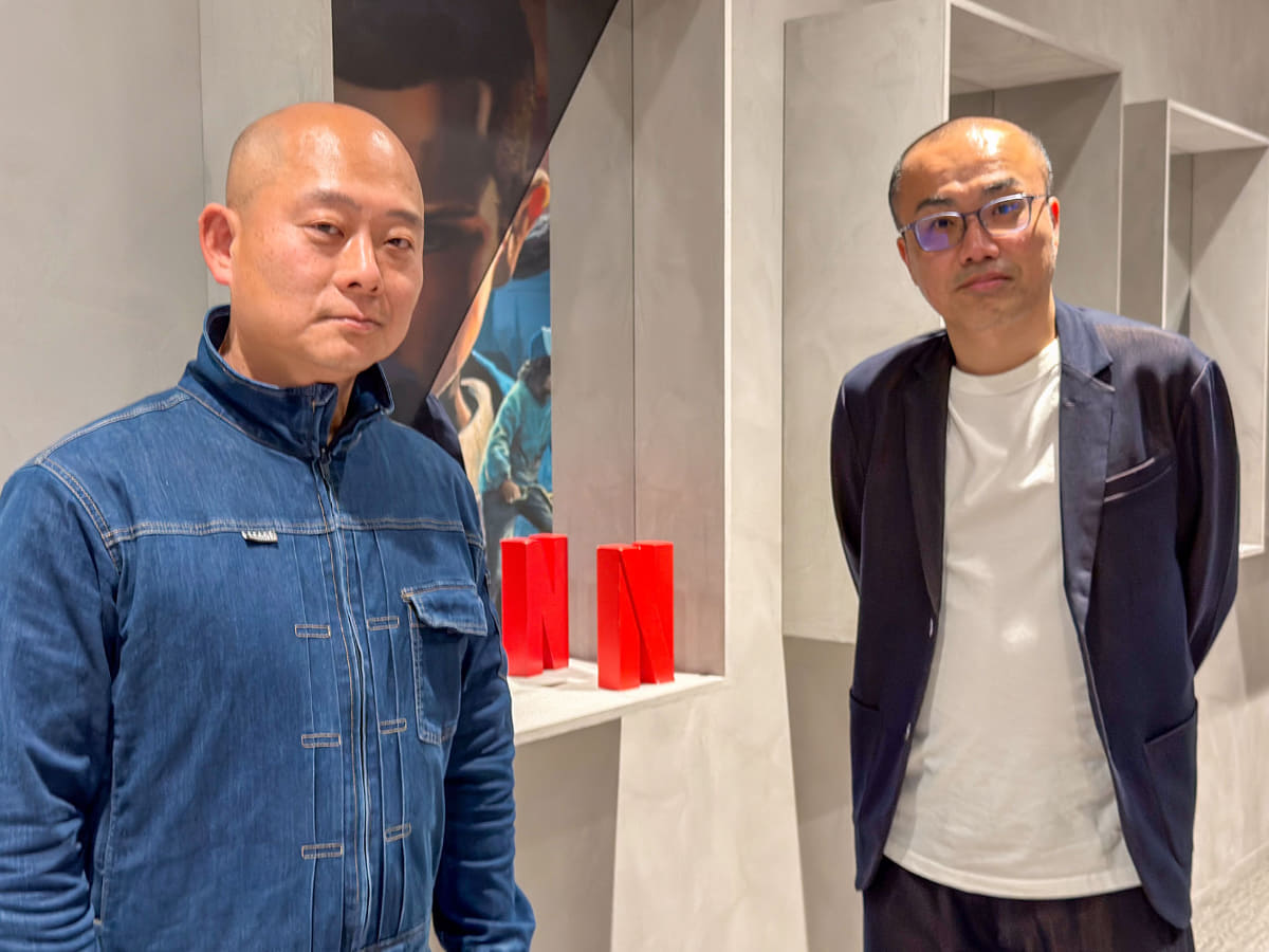 株式会社ツインエンジン・代表取締役の山本幸治氏(左)、Netflix・コンテンツ部門 ディレクターの山野裕史氏(右)