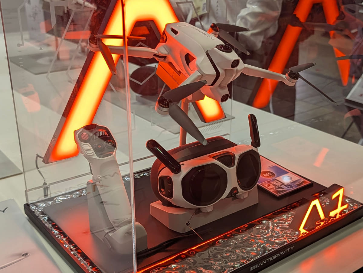 CP+ 2026で展示されていた「Antigravity A1」