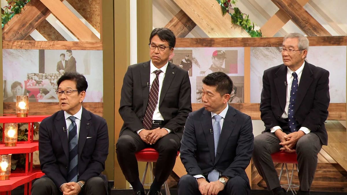 栗山さんと球団関係者たち