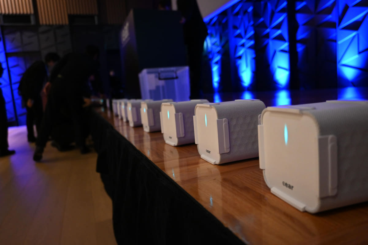 Cear Connectによるリアルタイム制御デモ。