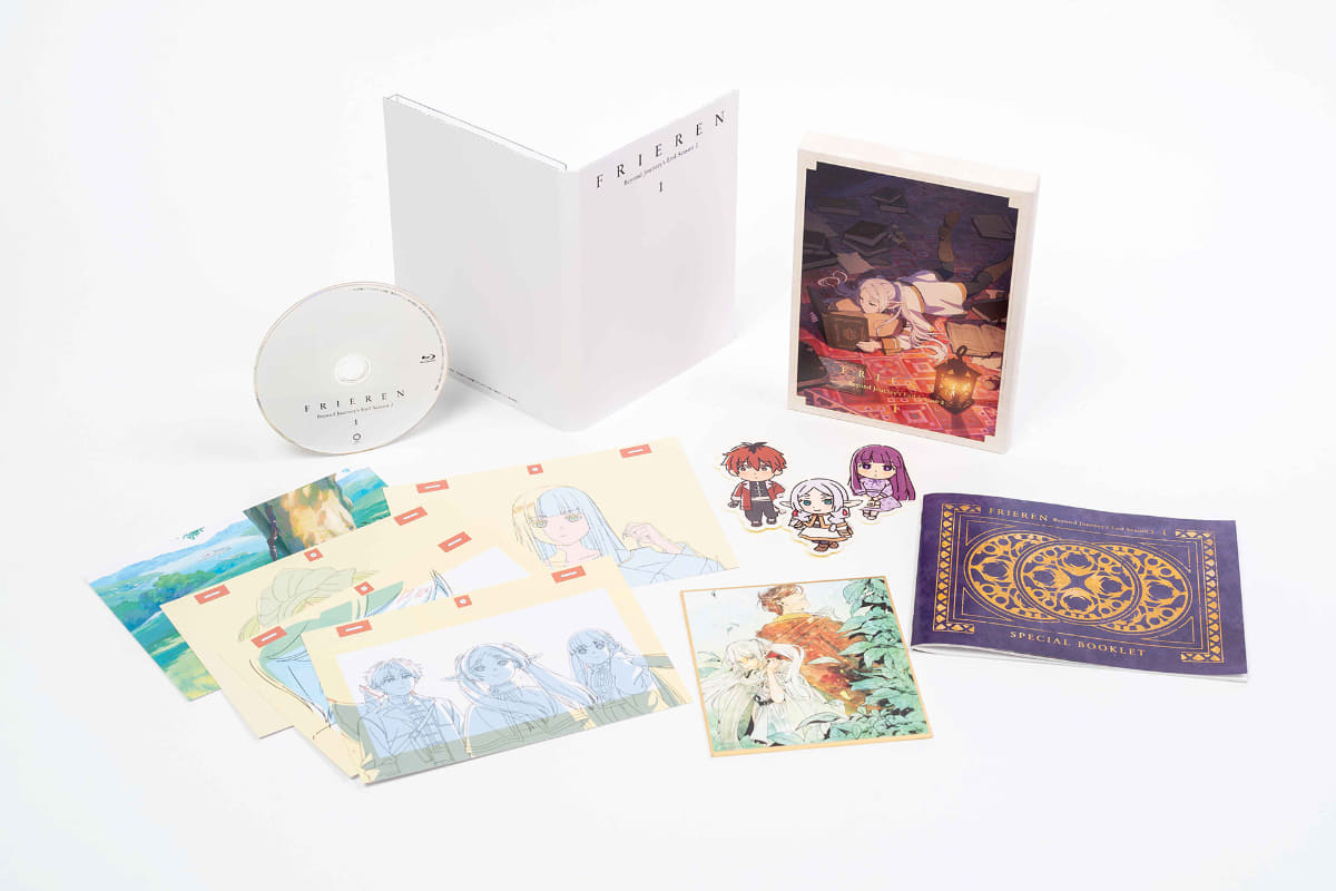 「葬送のフリーレン」第2期Blu-ray＆DVD第1巻展開図<br><span class="fnt-70">(C)山田鐘人・アベツカサ／小学館／「葬送のフリーレン」製作委員会</span>