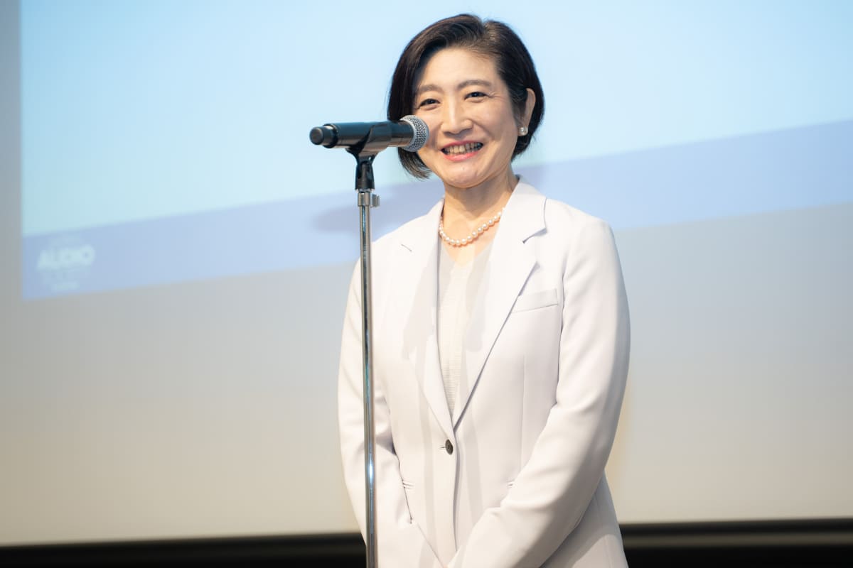 日本オーディオ協会の小川理子会長