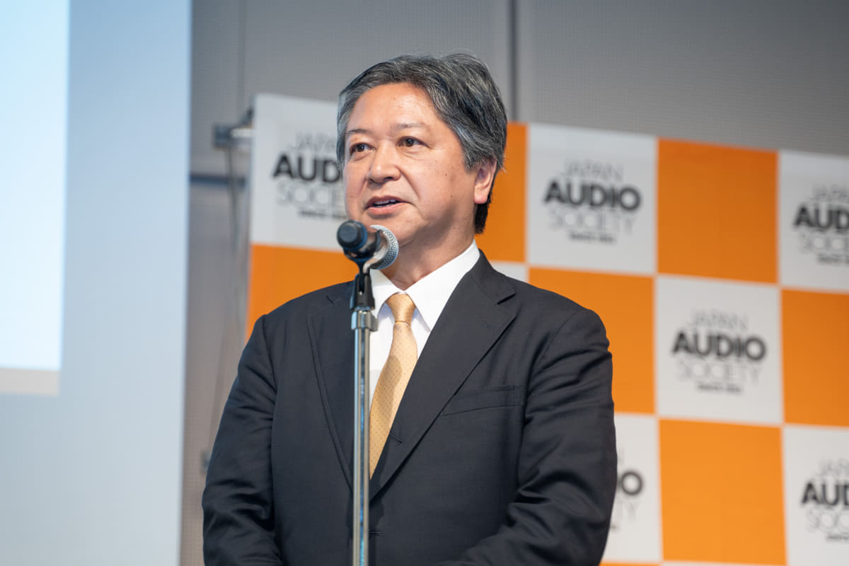 日本オーディオ協会の末永信一専務理事