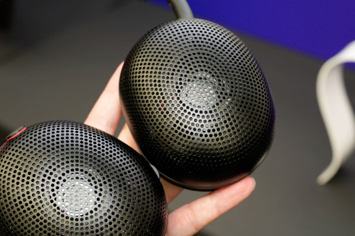 ハウジングに孔が空いている背面開放型