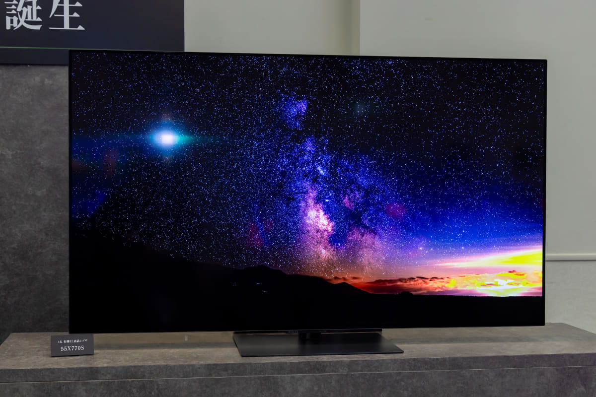 55型4K有機EL「55X770S」