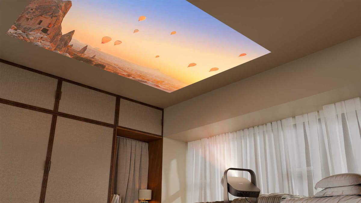 天井投写も可能